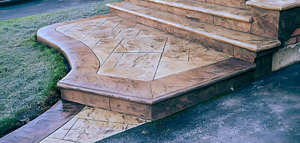 Steps Up To House