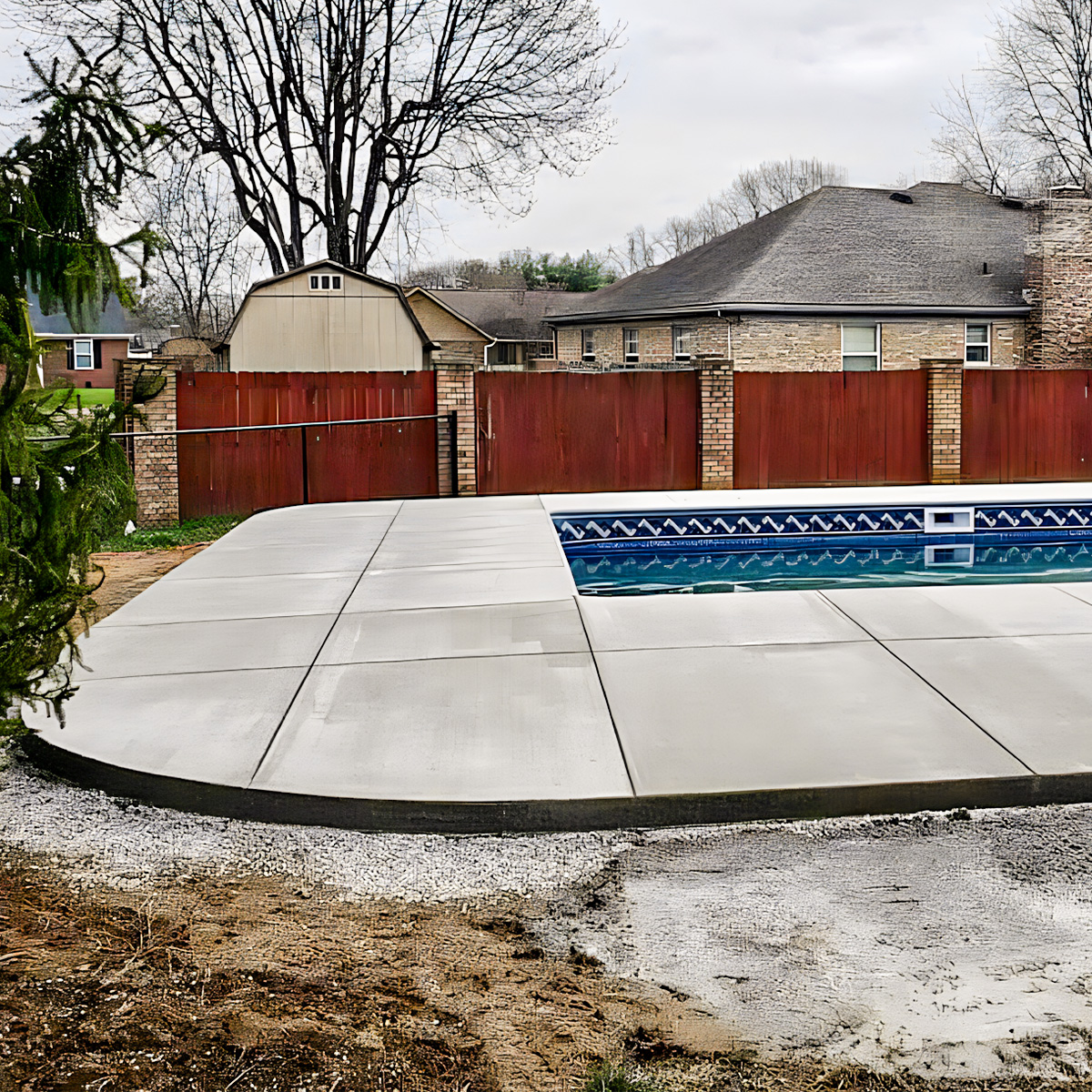 Broom Finish Concrete