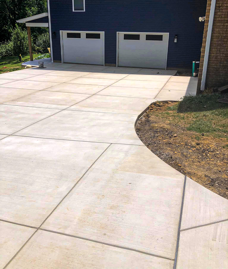 Broom Finish Concrete