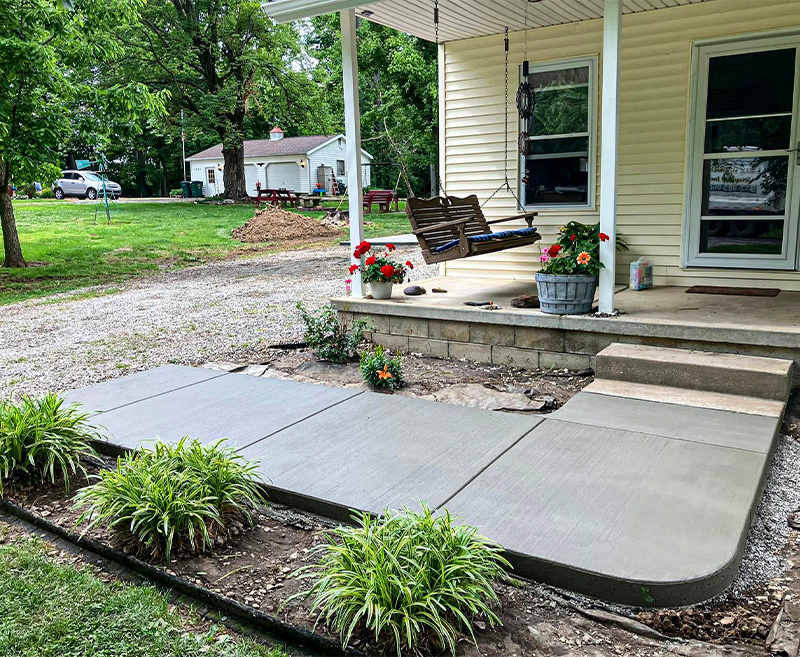 Broom Finish Concrete