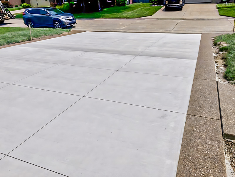 Broom Finish Concrete